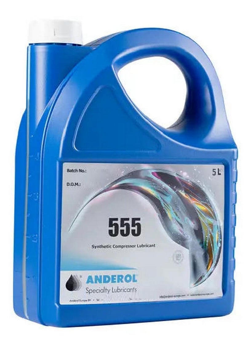 ANDEROL 555 Compressor Oil Synthetic Compressor Lubricant 5L